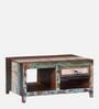 Azealia Reclaimed Wood Coffee Table In Distress Finish