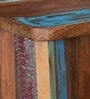 Azealia Reclaimed Wood End Table In Distress Finish