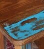 Azealia Reclaimed Wood End Table In Distress Finish
