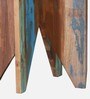Azealia Reclaimed Wood End Table In Distress Finish