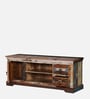 Azealia Reclaimed Wood TV Console In Distress Finish For TVs Up To 55"