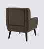 Azriah Boucle Fabric Accent Chair In Brown Colour