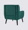Azriah Boucle Fabric Accent Chair In Green Colour
