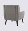 Azriah Boucle Fabric Accent Chair In Grey Colour