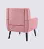 Azriah Boucle Fabric Accent Chair In Pink Colour
