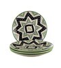 Aztec 8 Inch (Set of 4) Ceramic Quarter Side Plate