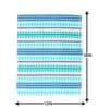 Aztec Blue Woven (12 X 18) Stripped Printed (Set of 6) Placemats