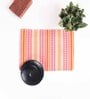 Aztec Orange Woven (12 X 18) Stripped Printed (Set of 6) Placemats