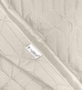Cream Azure 300GSM King Quilted Bedcover with 2 Pillowcovers