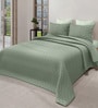 Green Azure 300GSM King Quilted Bedcover with 2 Pillowcovers