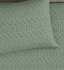 Green Azure 300GSM King Quilted Bedcover with 2 Pillowcovers