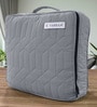 Grey Azure 300GSM King Quilted Bedcover with 2 Pillowcovers
