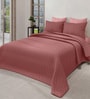 Red Azure 300GSM King Quilted Bedcover with 2 Pillowcovers