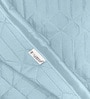 Blue Azure 300GSM King Quilted Bedcover with 2 Pillowcovers