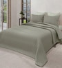 Walnut Azure 300GSM King Quilted Bedcover with 2 Pillowcovers