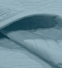 Blue Azure 300GSM King Quilted Bedcover with 2 Pillowcovers