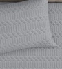 Grey Azure 300GSM King Quilted Bedcover with 2 Pillowcovers