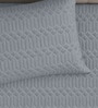 Grey Azure 300GSM King Quilted Bedcover with 2 Pillowcovers