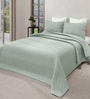 Green Azure 300GSM King Quilted Bedcover with 2 Pillowcovers
