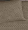 Brown Azure 300GSM King Quilted Bedcover with 2 Pillowcovers