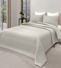 Grey Azure 300GSM King Quilted Bedcover with 2 Pillowcovers