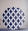 Azure Arabesque Wall Plate