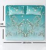 Green Floral 144 TC Cotton King Size  Bedsheet With 2 Pillow Cover
