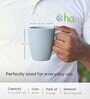 Azure Classic Coffee Mug 300 ml (6 Pc)Rice Husk Biocomposite