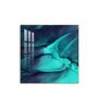 Azure Wave Masterpiece Glass Finish Square Wall Art