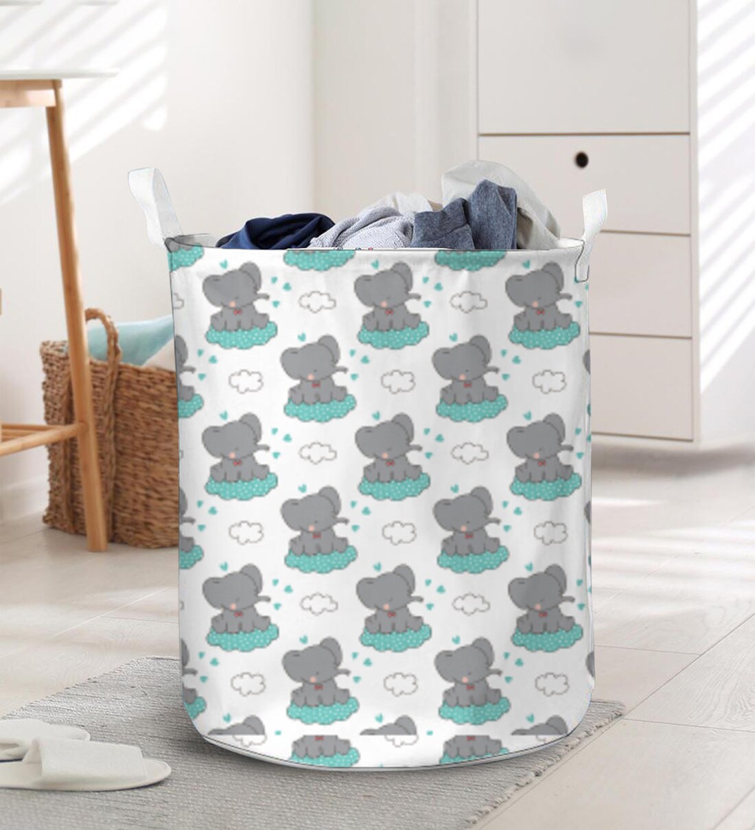 baby elephant basket