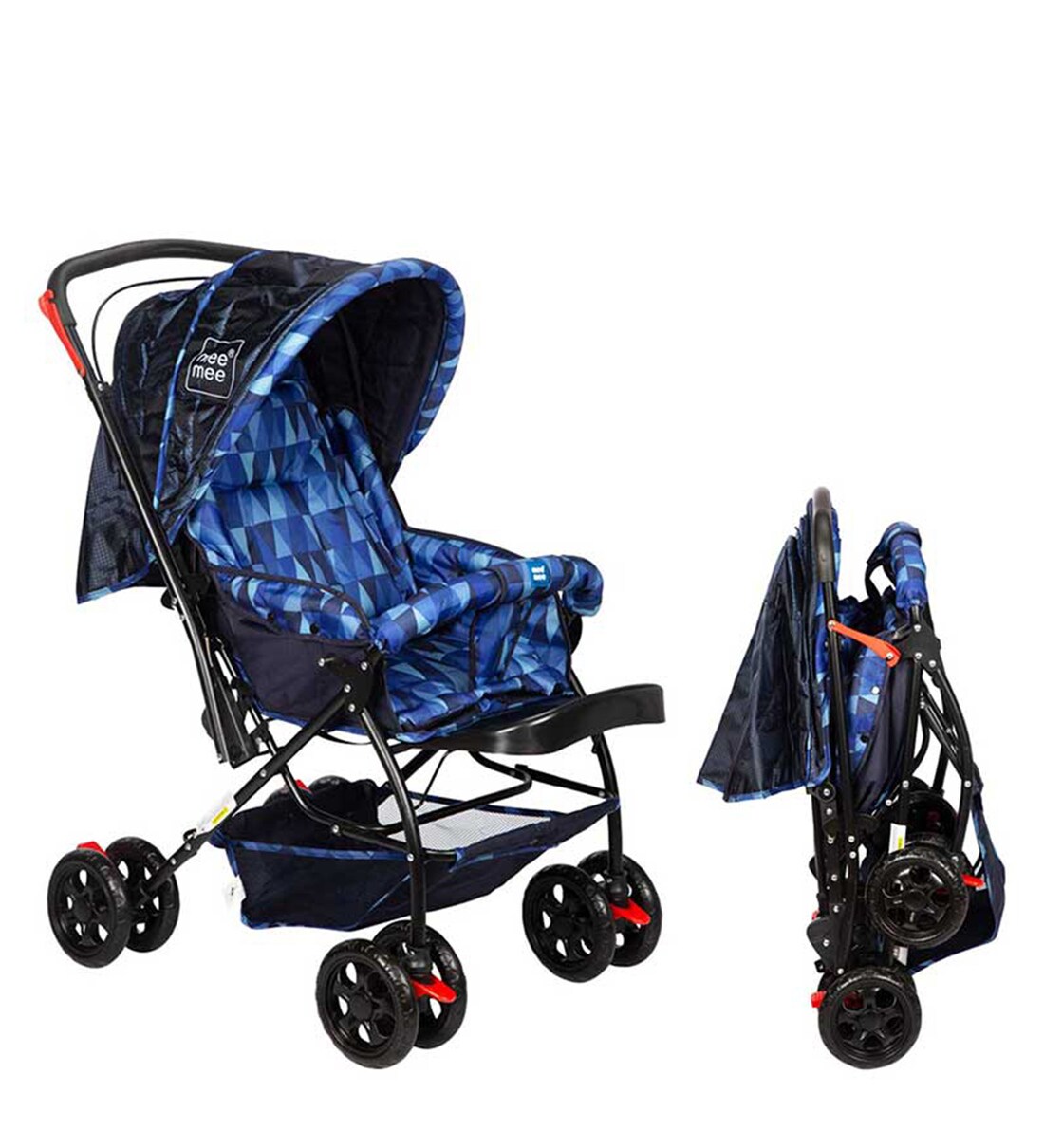 Buy Baby Pram with Adjustable Seating Positions and Reversible Handle