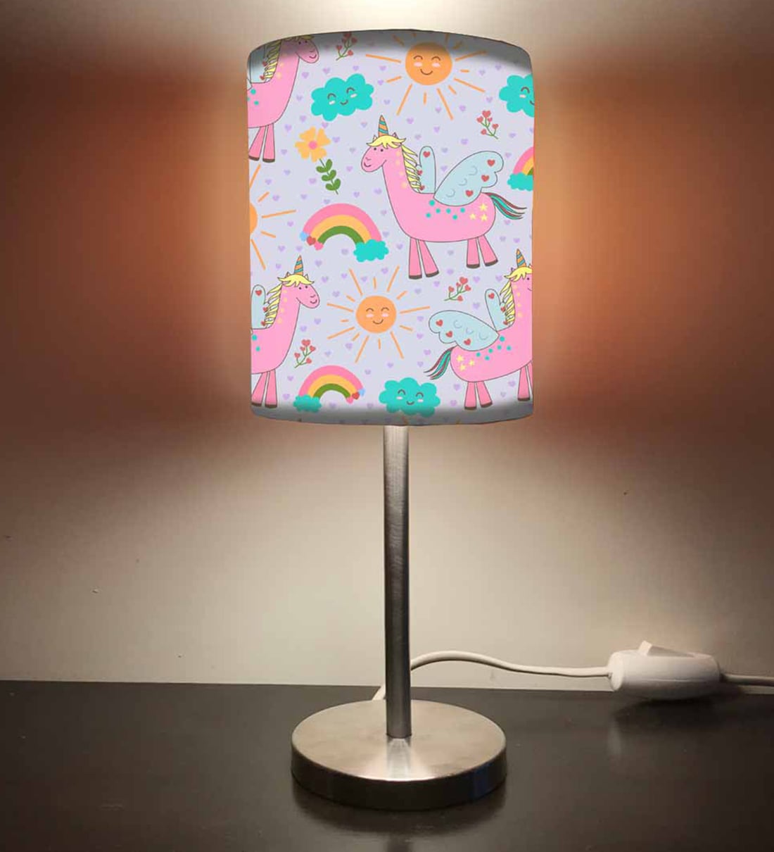 Buy Baby Unicorn Table Lamp in Multicolour by Nutcase Online Kids