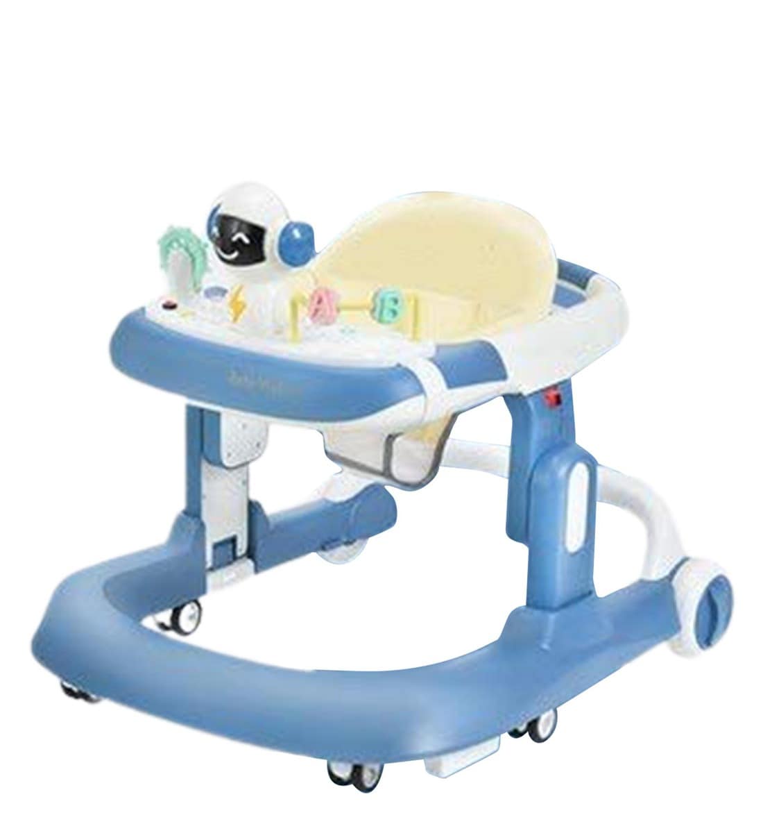 Buy Baby Walker with SEAT Cushion in Blue Colour by StarAndDaisy Online