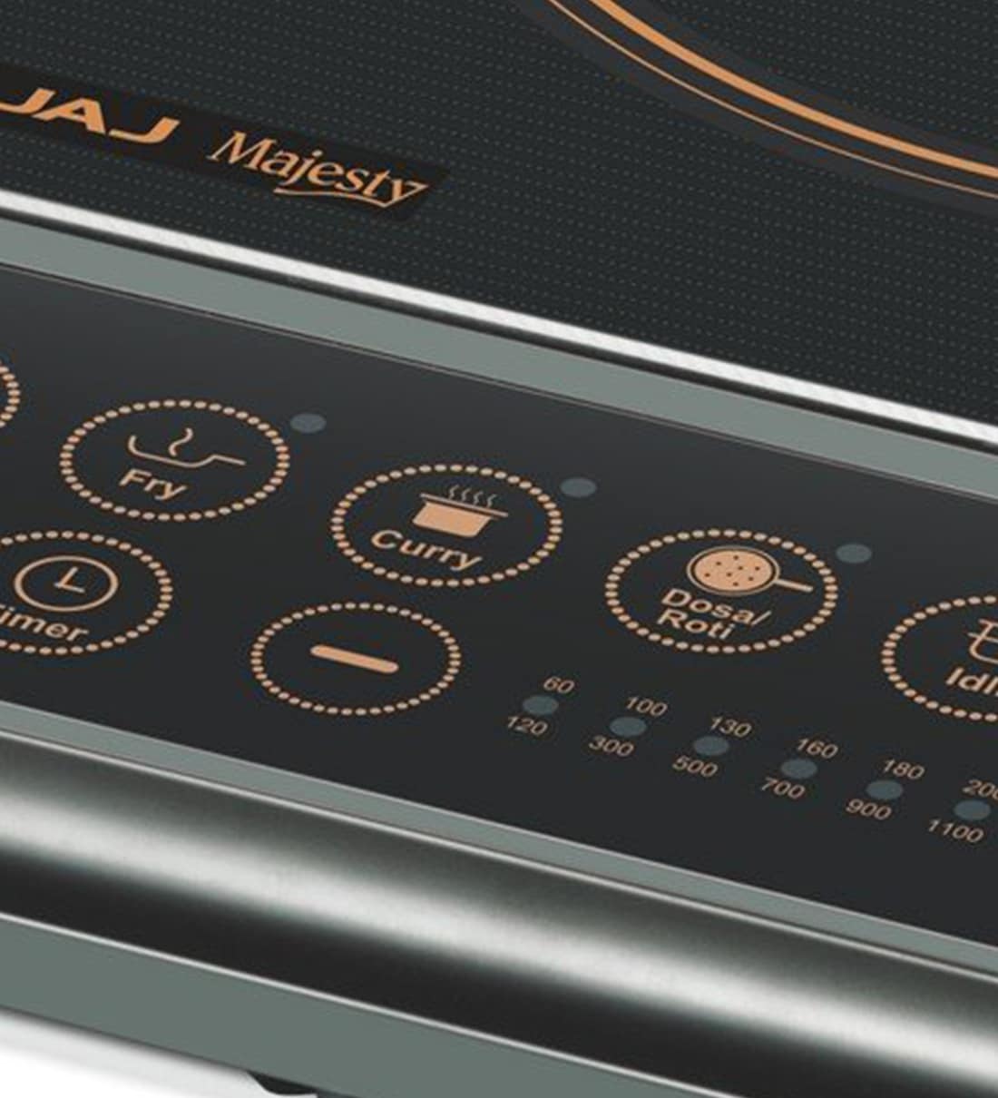Buy Bajaj Majesty ICX Neo Induction Cooktop 1600 Watt in Black Colour