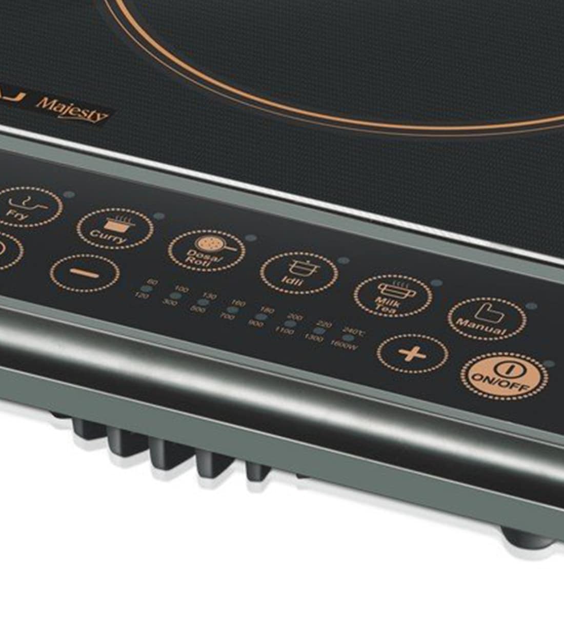 Buy Bajaj Majesty ICX Neo Induction Cooktop 1600 Watt in Black Colour