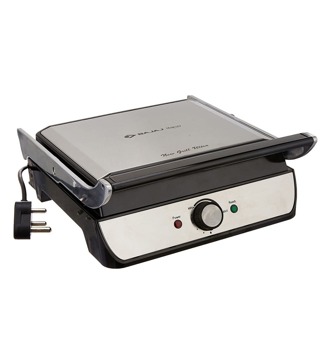 Buy Bajaj New Grill Ultra 2000-Watt 4-Slice Sandwich Maker in Black and ...