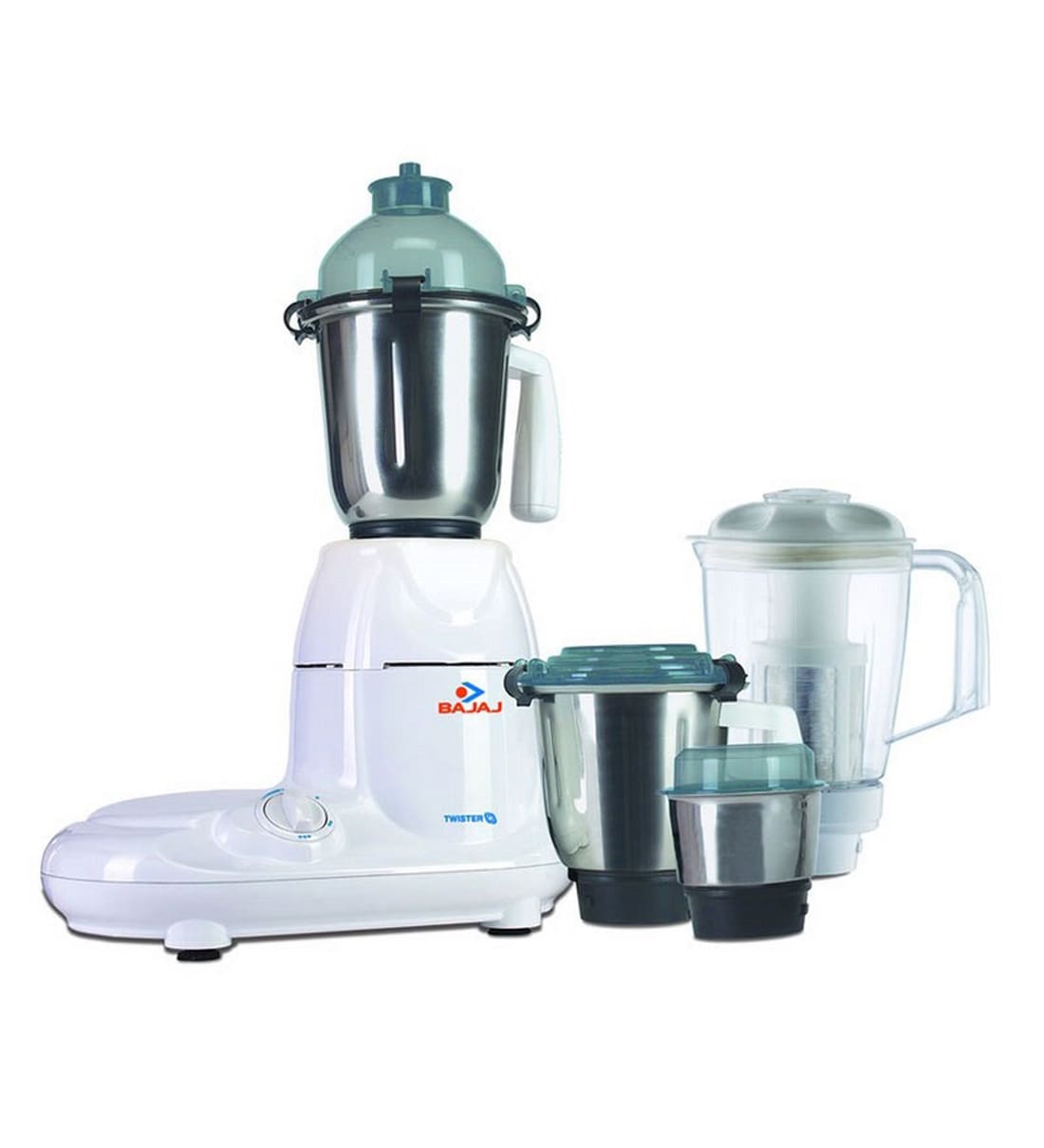 Buy Bajaj 4 Jars 750W White Mixer Grinder with 3 Jars (Model NoTwister