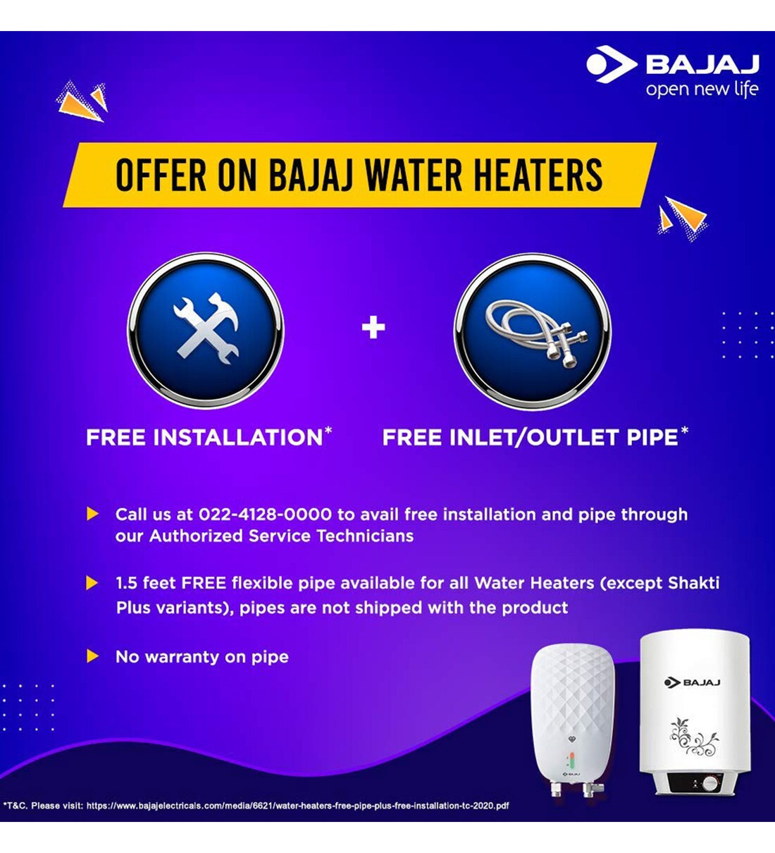 Buy Bajaj Verre GL IWH 3L 3kW Instant Water Heater with Glass-Line Coated  Tank at 26% OFF by Bajaj | Pepperfry