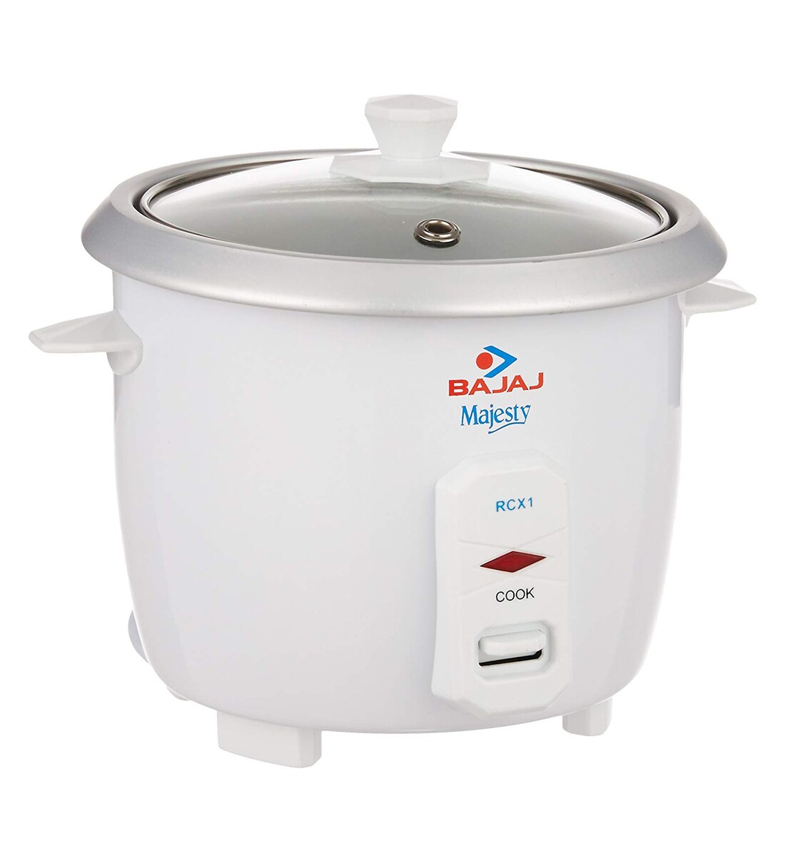 Buy Bajaj White Majesty Rcx 1 Mini Multifunction Rice Cooker 400 ML