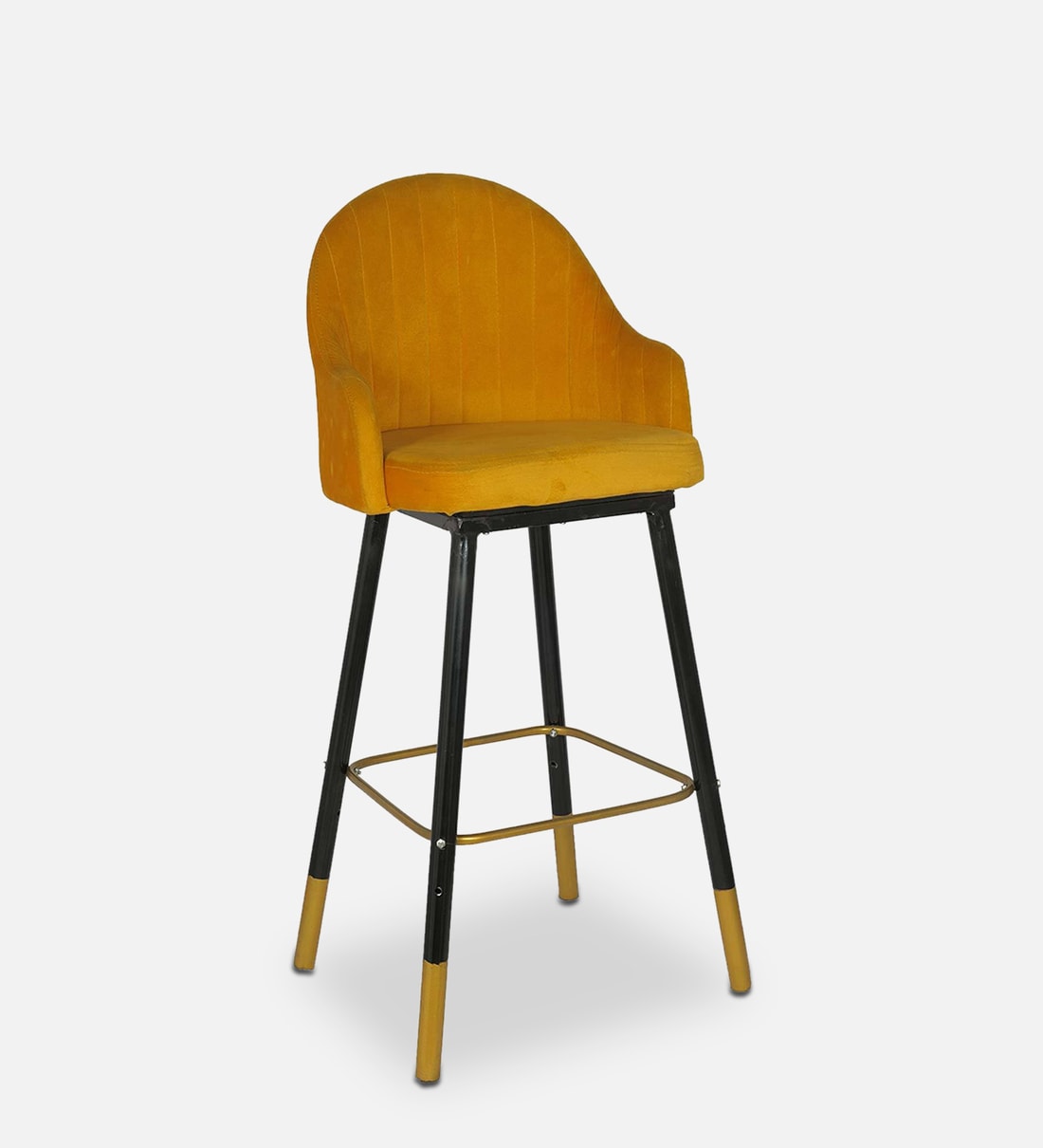Buy Bar Stool in Mustard Yellow Colour by Creative Seating System