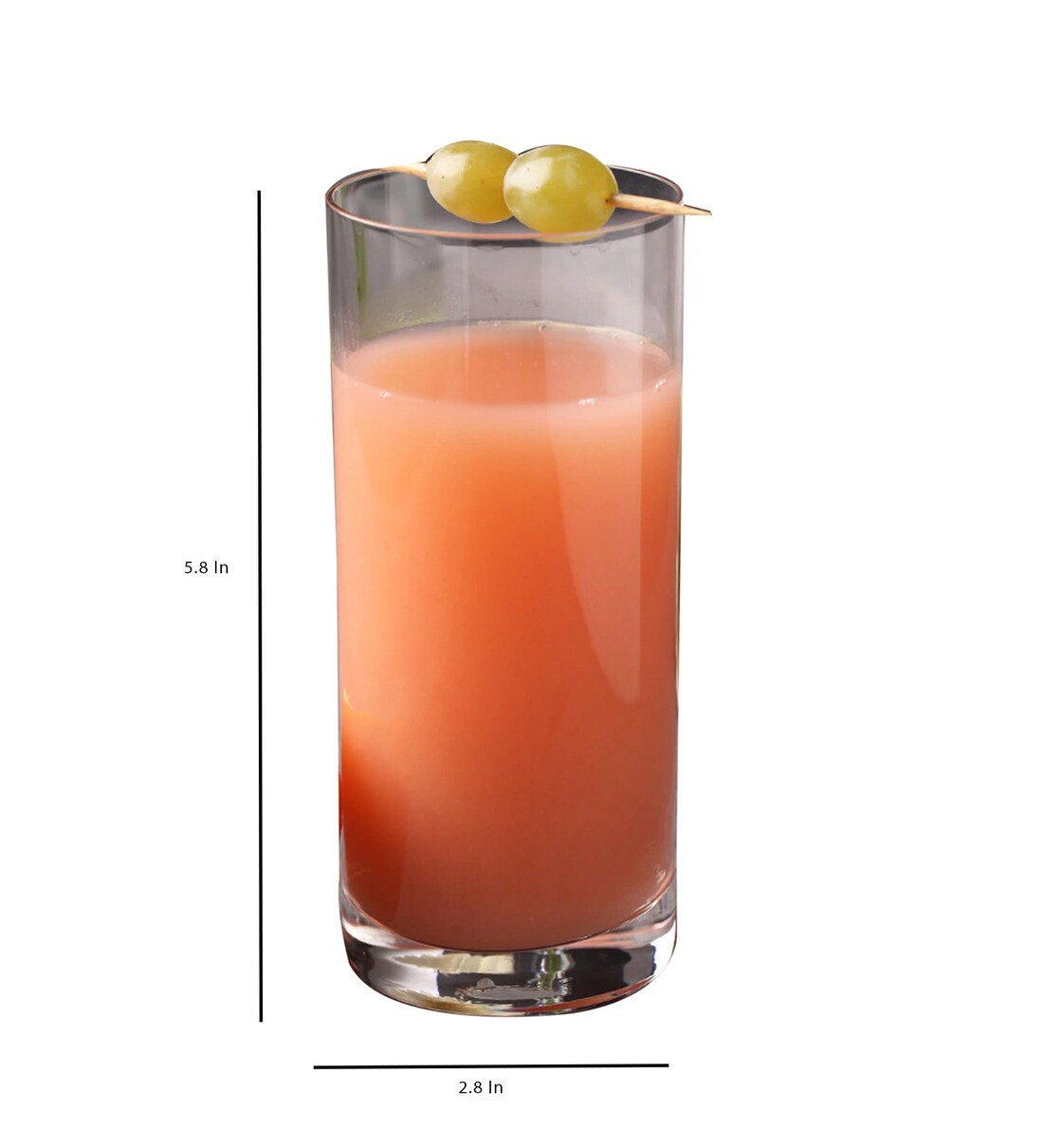 Buy Crystal Barline 300ml (Set of 6) Glass Everyday Glass by Bohemia