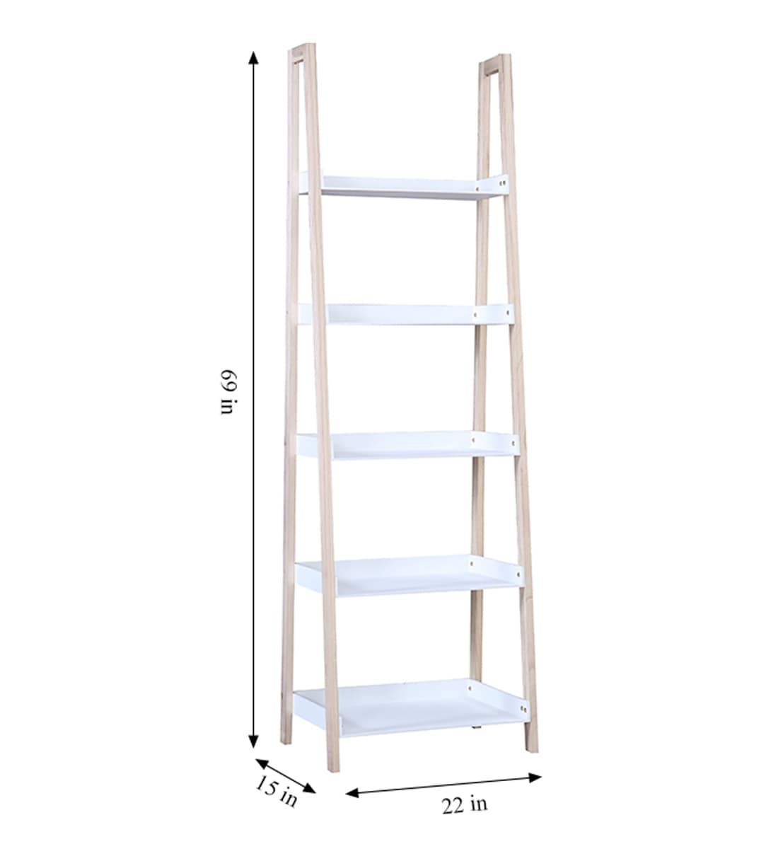 Pepperfry ladder store shelf