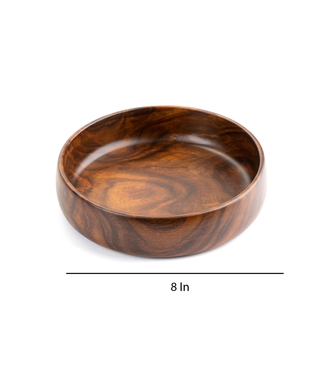 Buy Baro Sheesham Wood (Set of 2) Serving Bowls by THINK ARTLY Online