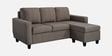 Bae Fabric Interchangeable RHS Sectional Sofa in Pebble Brown Colour