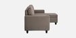 Bae Fabric Interchangeable RHS Sectional Sofa in Pebble Brown Colour