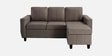 Bae Fabric Interchangeable RHS Sectional Sofa in Pebble Brown Colour