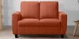 Bae Fabric 2 Seater Sofa in Ember Orange Colour