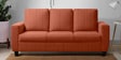 Bae Fabric 3 Seater Sofa in Ember Orange Colour