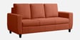 Bae Fabric 3 Seater Sofa in Ember Orange Colour