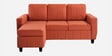 Bae Fabric LHS Sectional Sofa in Ember Orange Colour